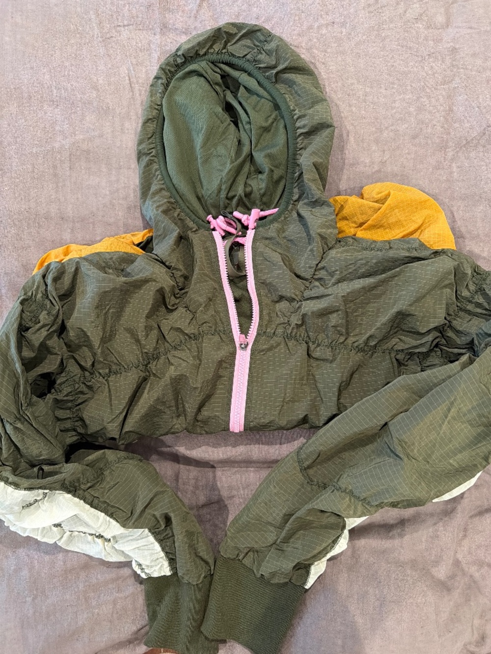 NWOT Free People FP Movement Happy Camper Pullover Windbreaker – Size M